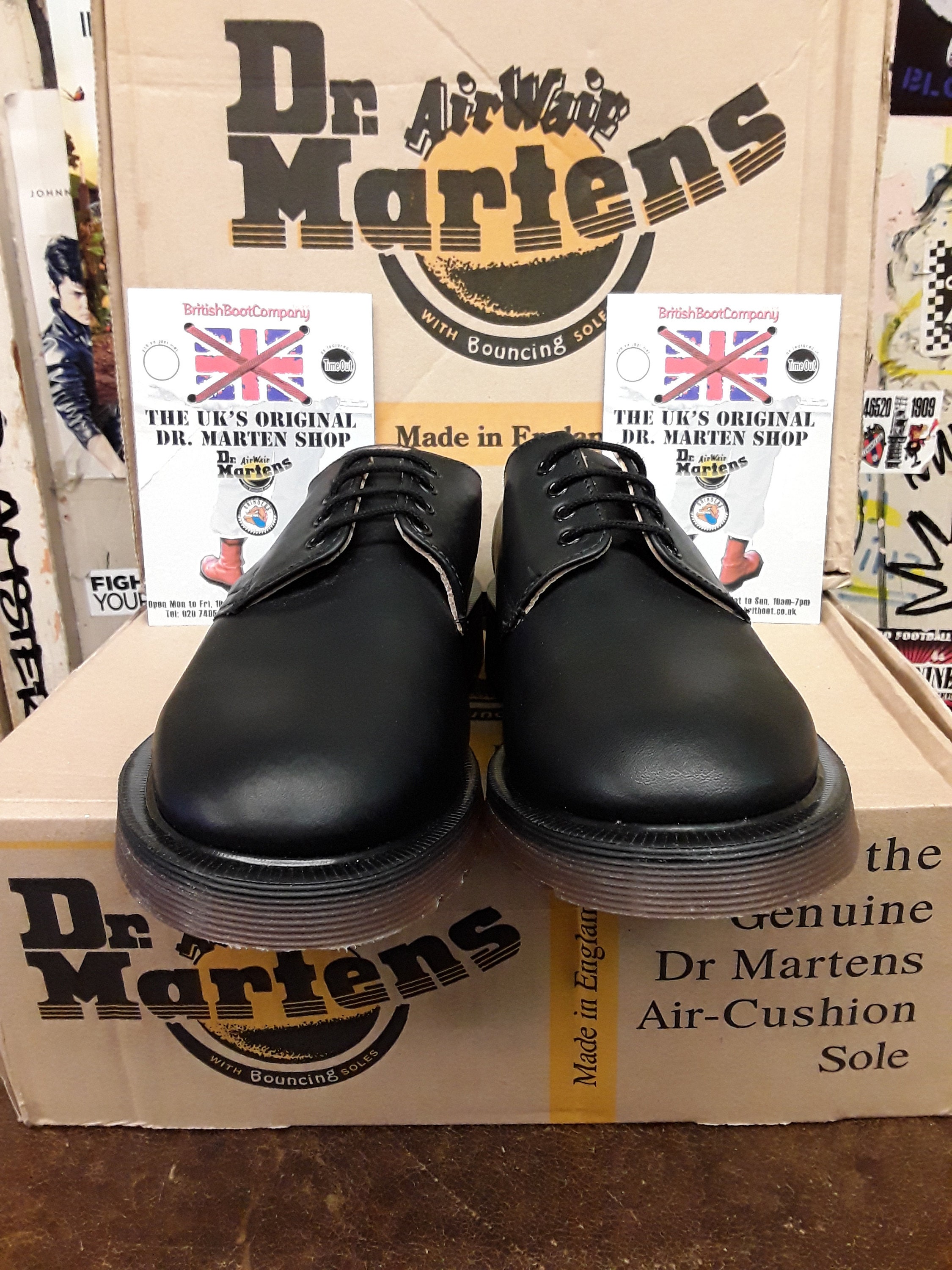 Dr Martens X Solovair 4 Eye Shoes Size 1/2 - Etsy