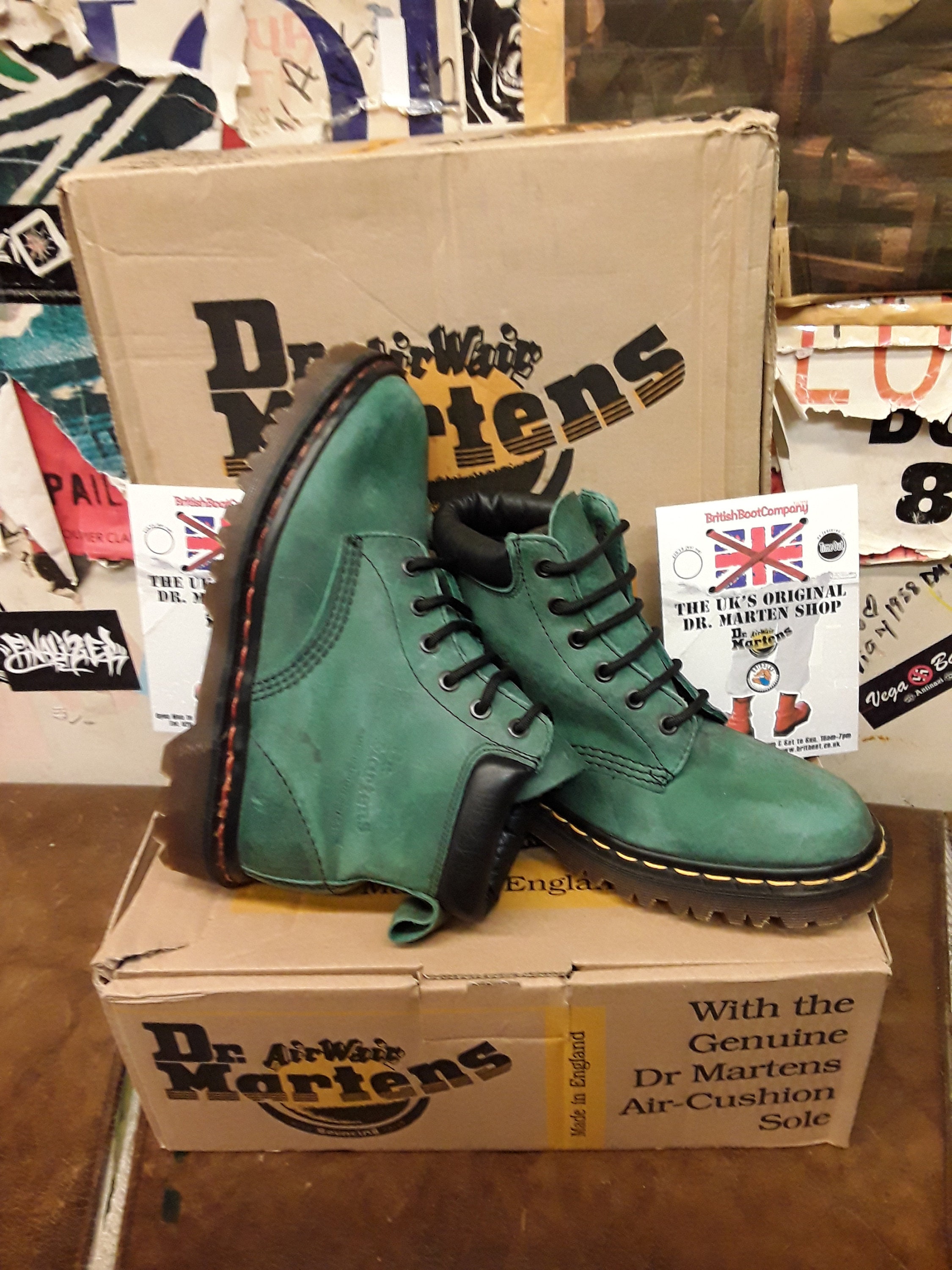 Dr Martens 939 Stabilizzatore Verde Made in England Taglia 4 | Etsy Italia