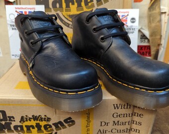 Dr.Martens ブーツ UK4 Dr Martens 8362 Black Made in England Platform Boot Size 4 - Etsy
