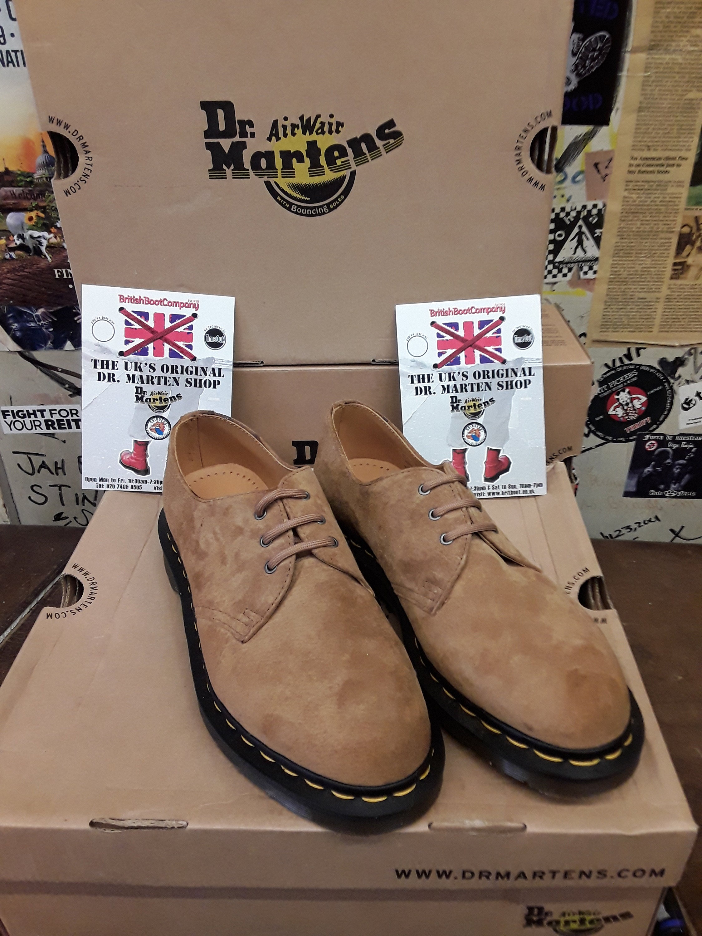 Dr martens soft buck 1461 online