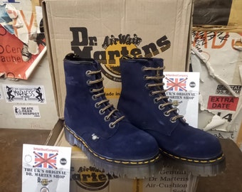 Blue suede dr martens deals