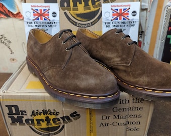 Dr Martens 1461 daim marron Fabriqué en Angleterre Taille 7