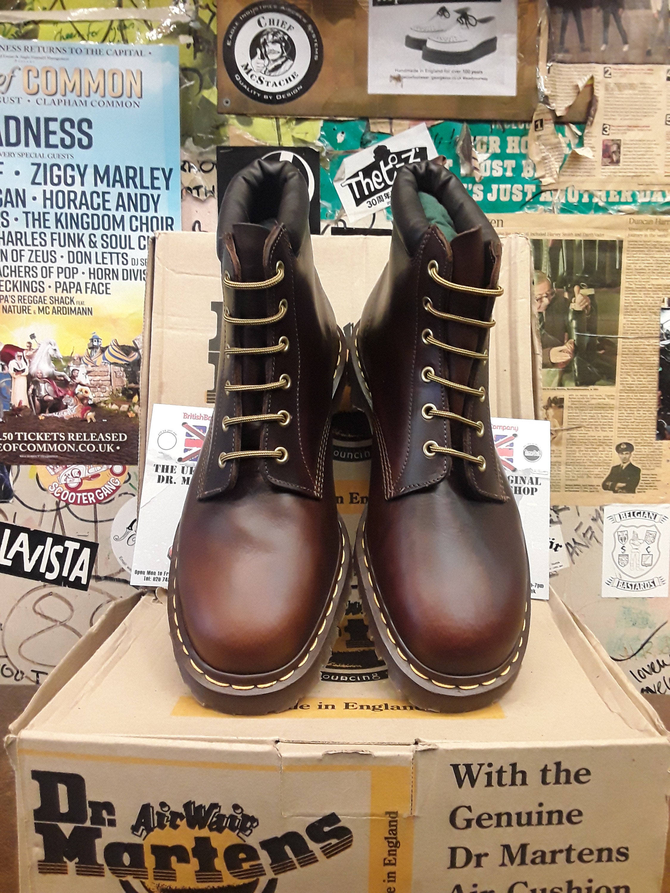 Dr Martens Made in England 939 Brown Analine Size 12 - Etsy