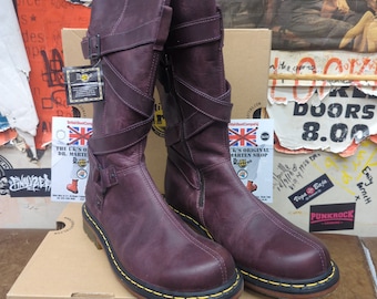 Vintage Dr.martens Blake 3 Strap Buckle Boot/brown/us Vintage Dr.martens Blake 3 Strap Buckle Boot/brown/us