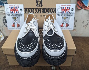 【sizeUK5】E COX 3588 LTD GEORGE COX - BLACK SUEDE CREEPER (3588)