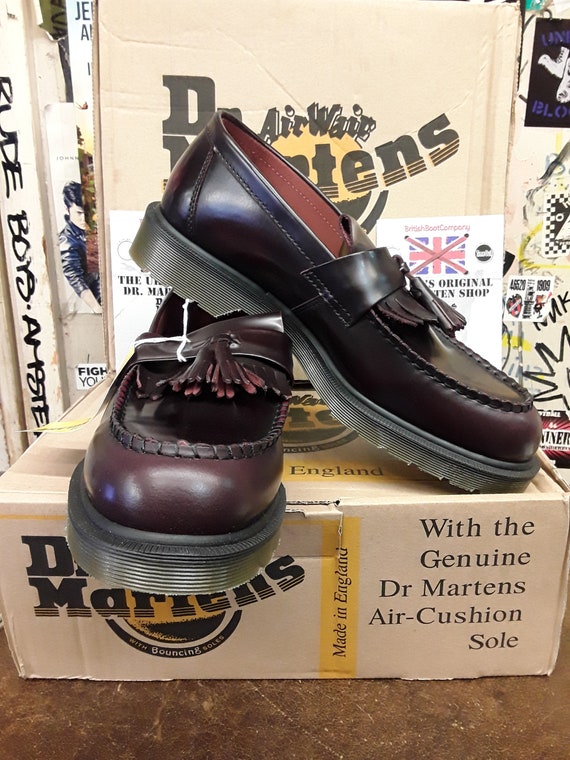 Dr Martens Made In England Adrian Burgundy Size 10 - image 5