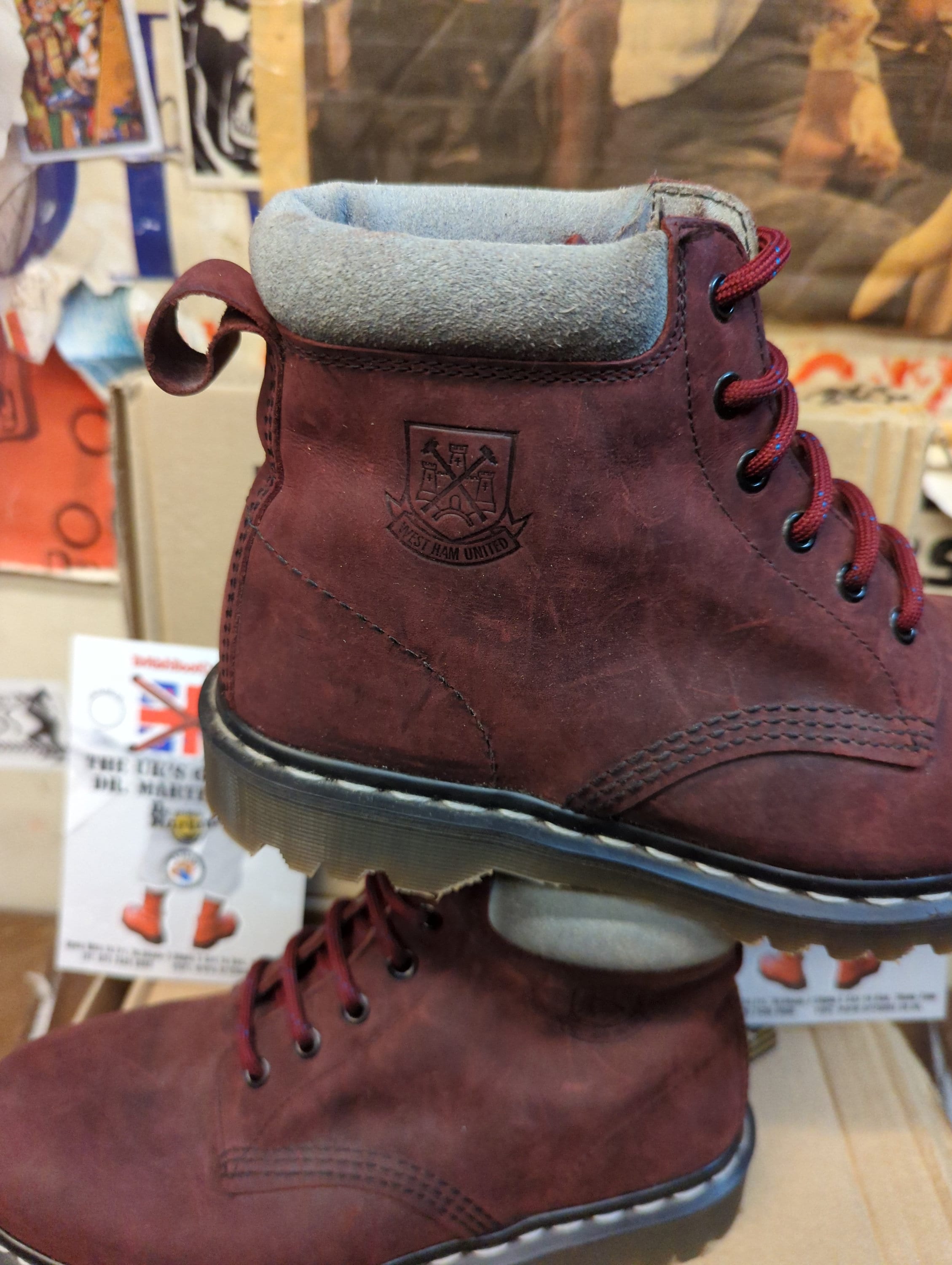 ドクターマーチン 939 イギリス製。ウェストハム ロゴ サイズ 6 - Etsy