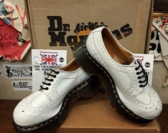 Dr Martens 1995z Bex Sole White Steel Made in England - Etsy  display picture 1