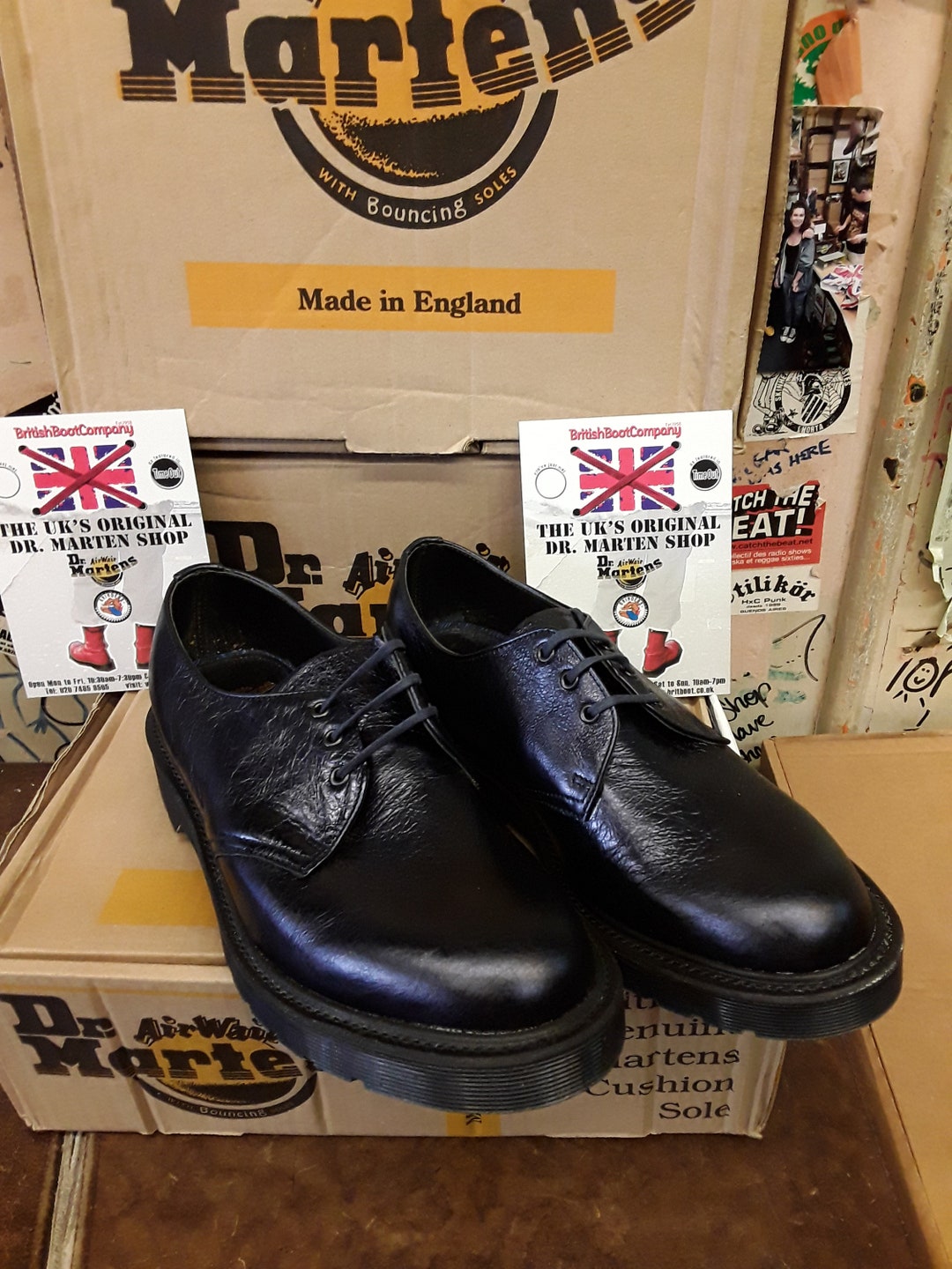 Dr Martens 1461 Made in England Navy Analine Various Sizes - Etsy
