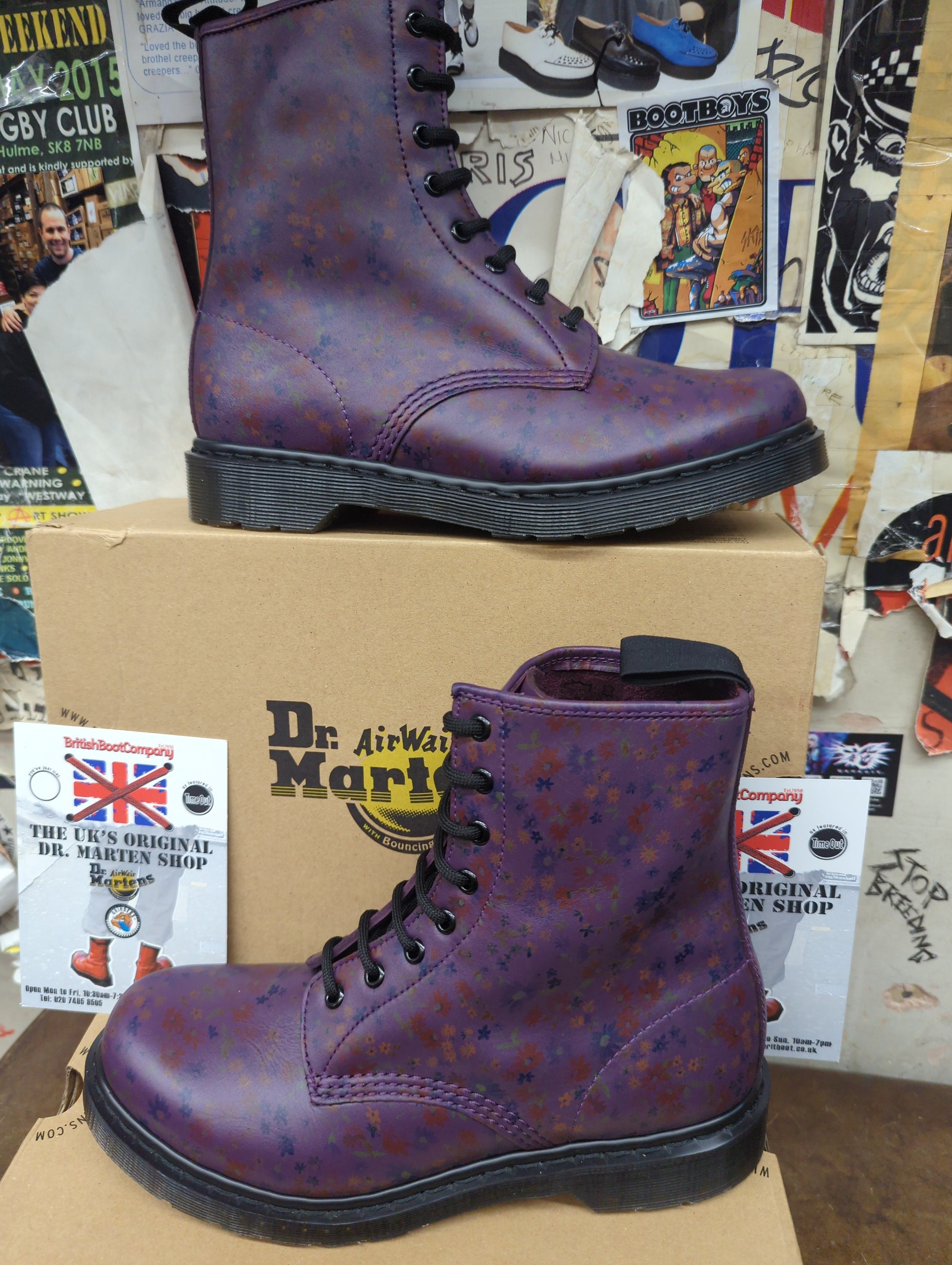 DR.Martens ブーツ　LITTELE FLOWERSUK5