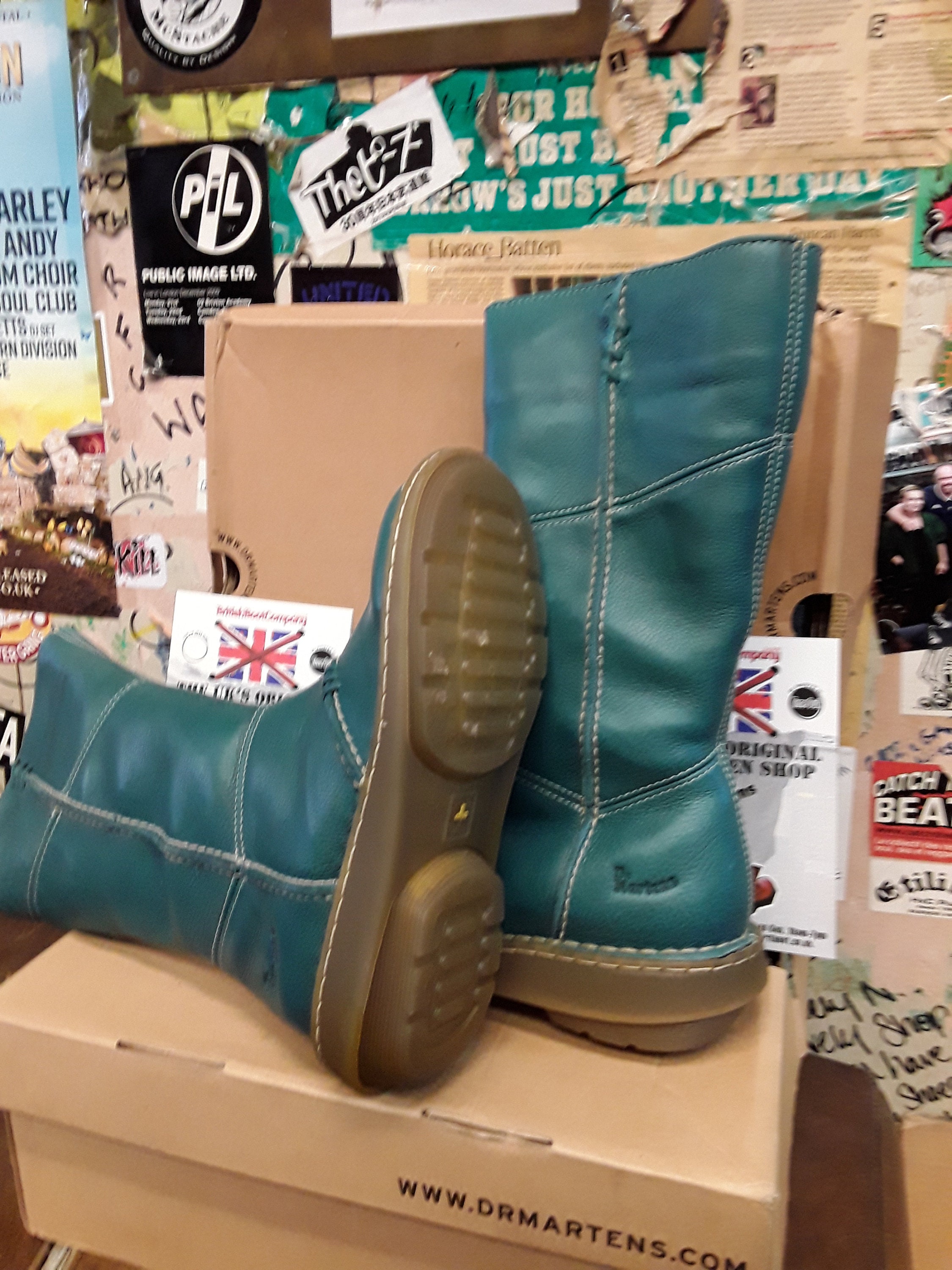 Dr martens new authentic wedge boots discount
