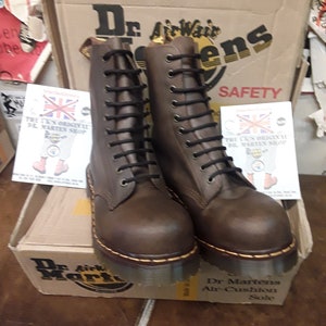 Dr Martens Vintage 90&#39;s, Size UK5, Made in England, Womens Boots Gaucho 10 Hole, 1919