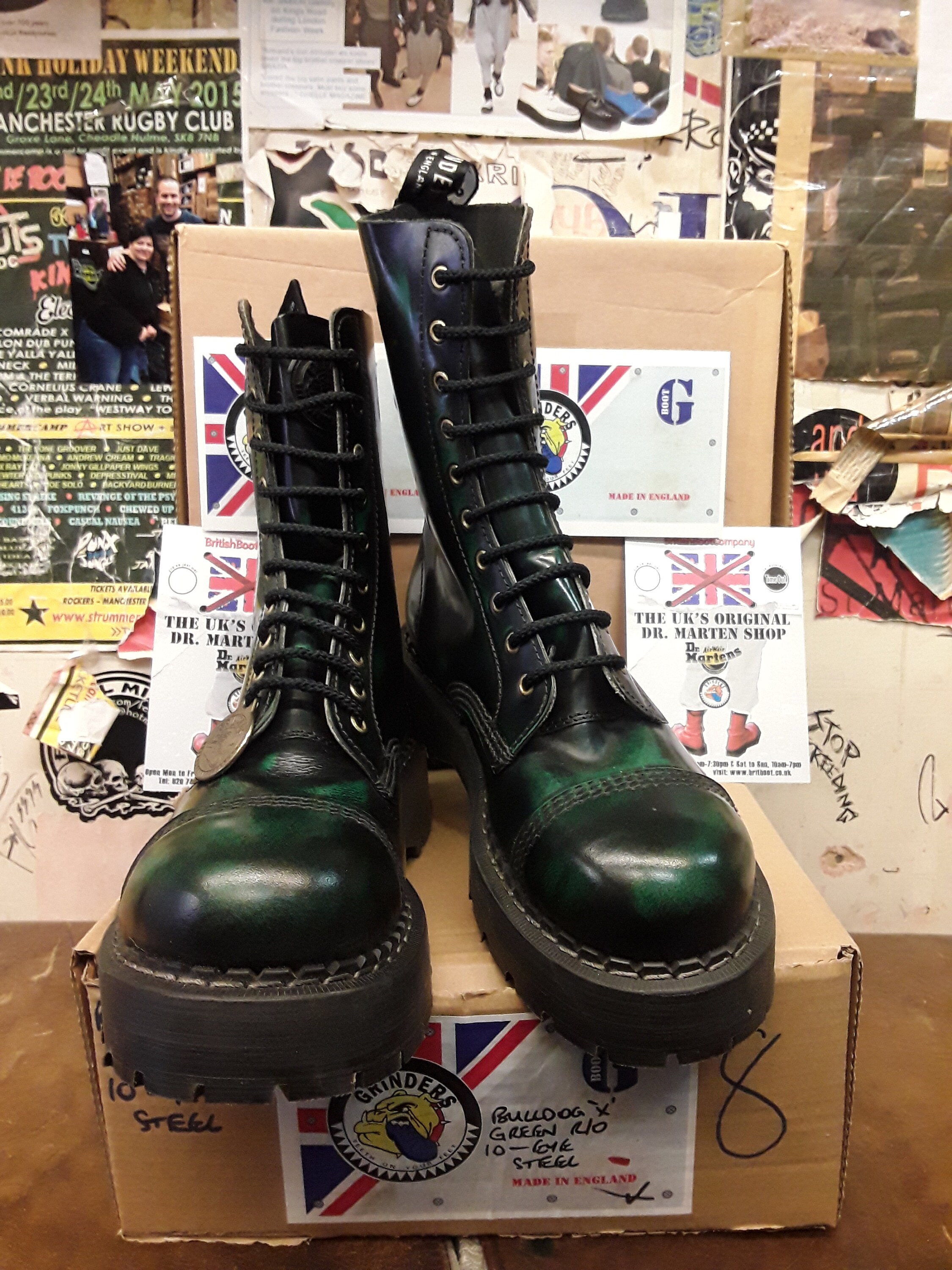 Grinders boots made in england cheap