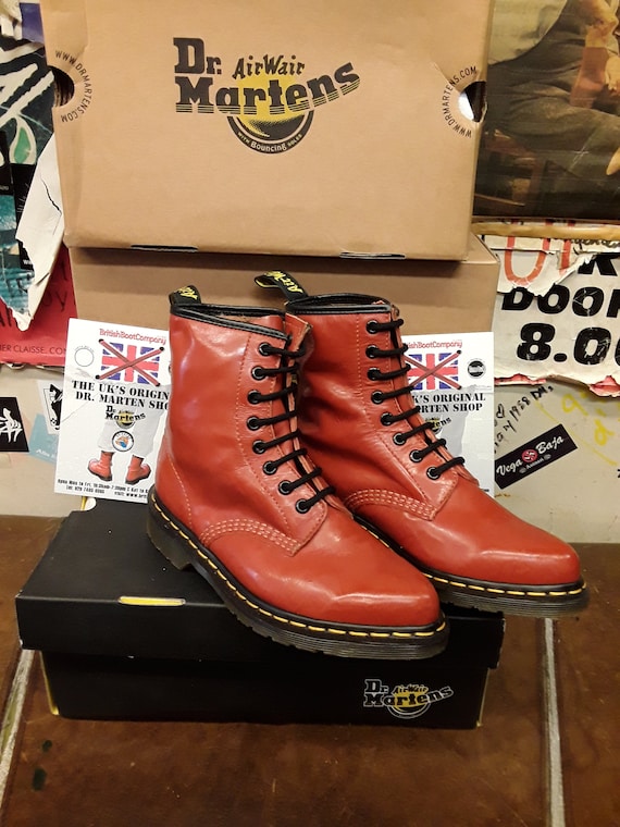 Onverbiddelijk bladzijde Lunch Dr Martens 1460 Pointed Toe Burnished Tan Maat 4 - Etsy België