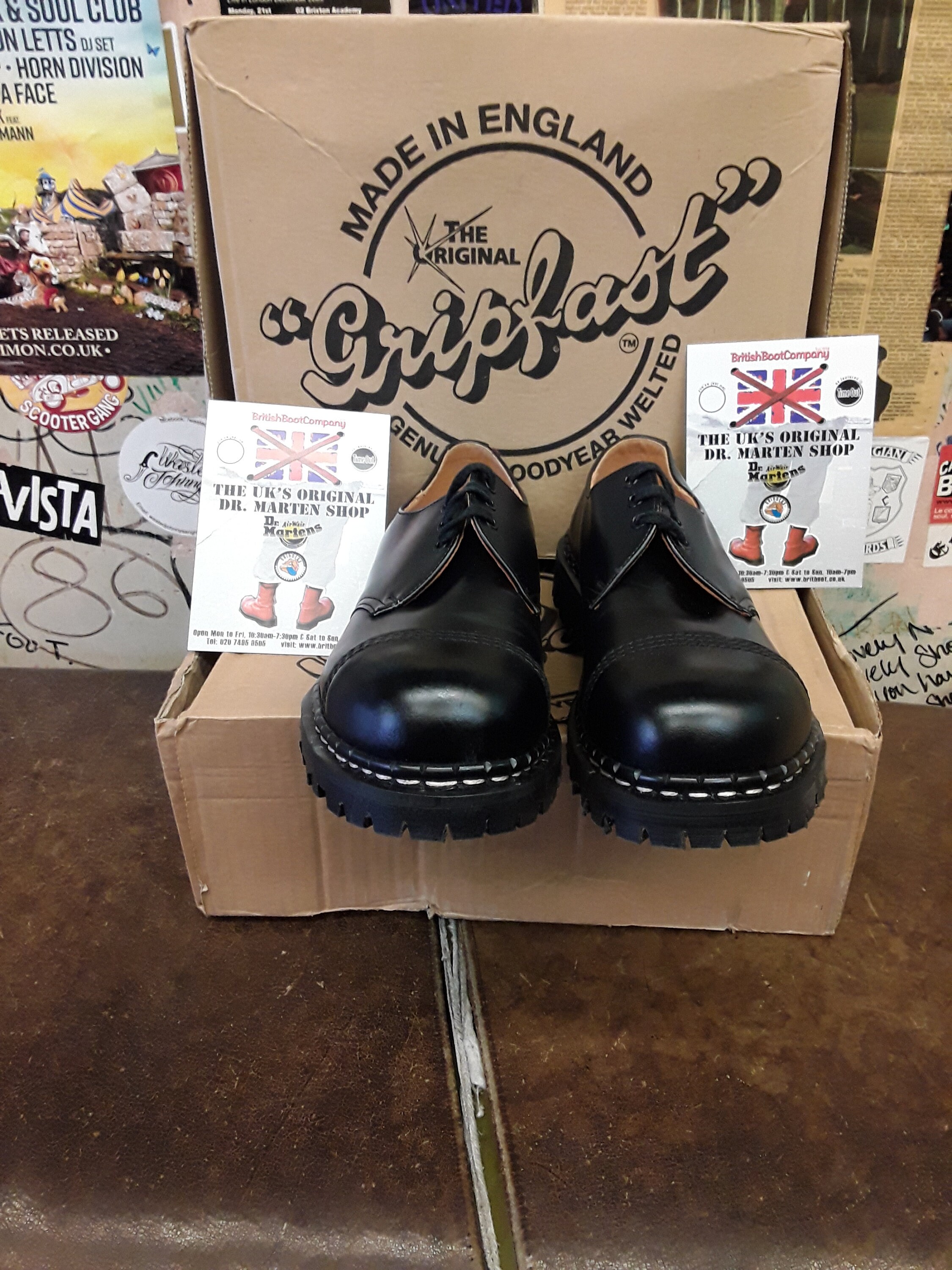 Original Gripfast Vintage / Size UK9-10/ Made in England / 3