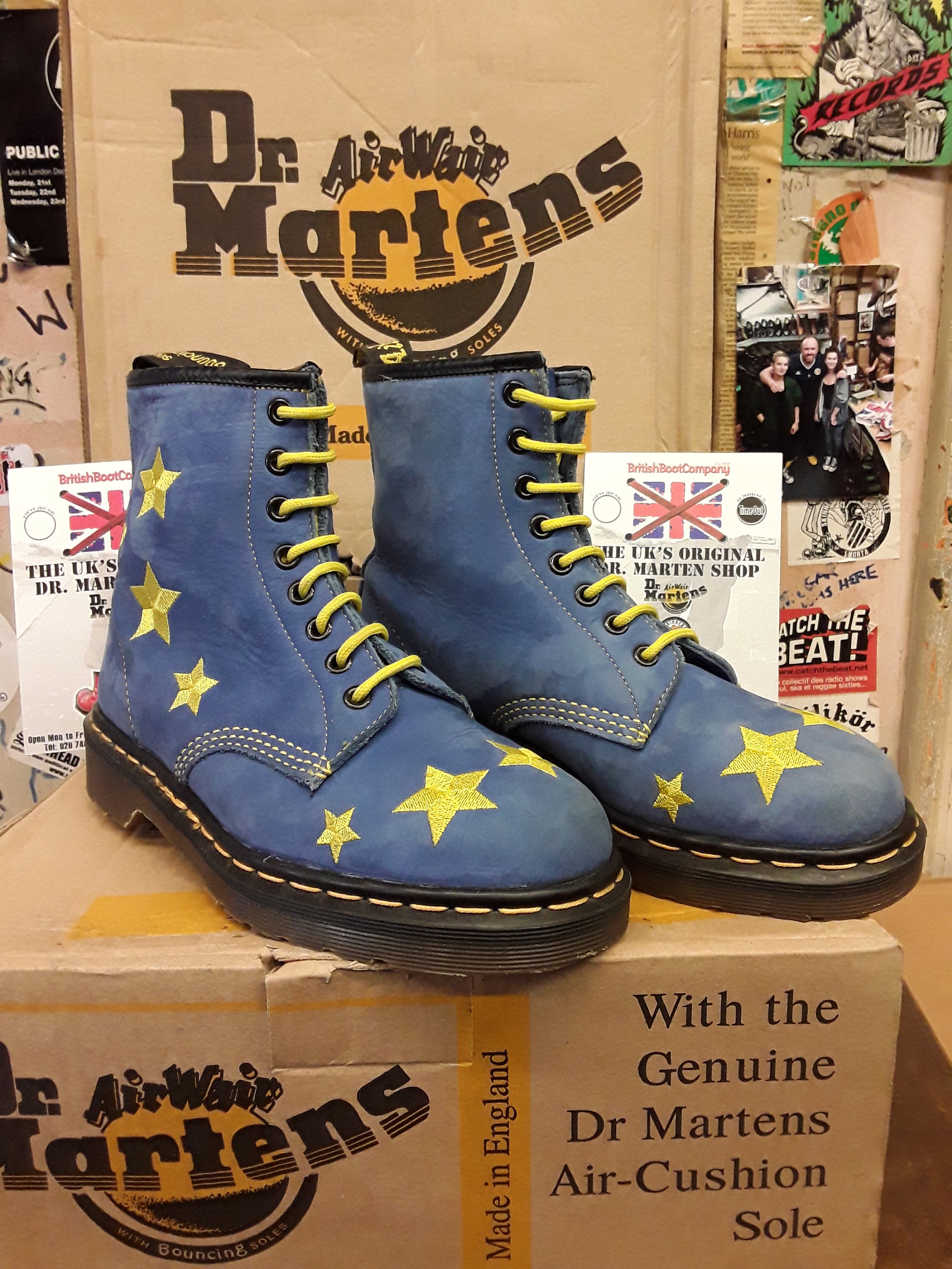 Dr Martens Made in England 1460 starry Night Size 6 Etsy UK