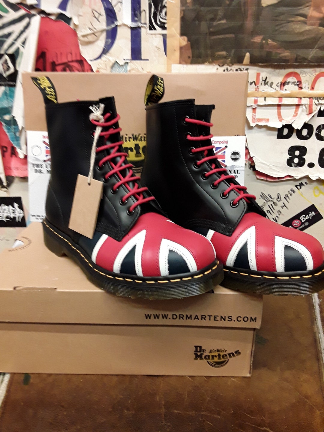 未使用】Dr.Martens ドクターマーチン8ホールブーツユニオン 未使用】Dr.Martens ドクターマーチン8ホールブーツユニオン