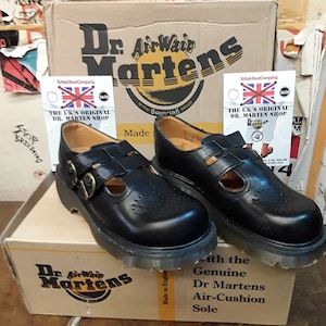 Dr Martens Mary Janes, Size UK 5 Twin Strap, Made in England, Vintage 90&#39;s / 8305