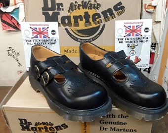 Dr Martens Mary Janes, Size UK 5 Twin Strap, Made in England, Vintage 90's / 8065