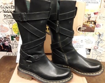 Dr Martens size UK3 & 8, Pirate Boots, Black, 3b21