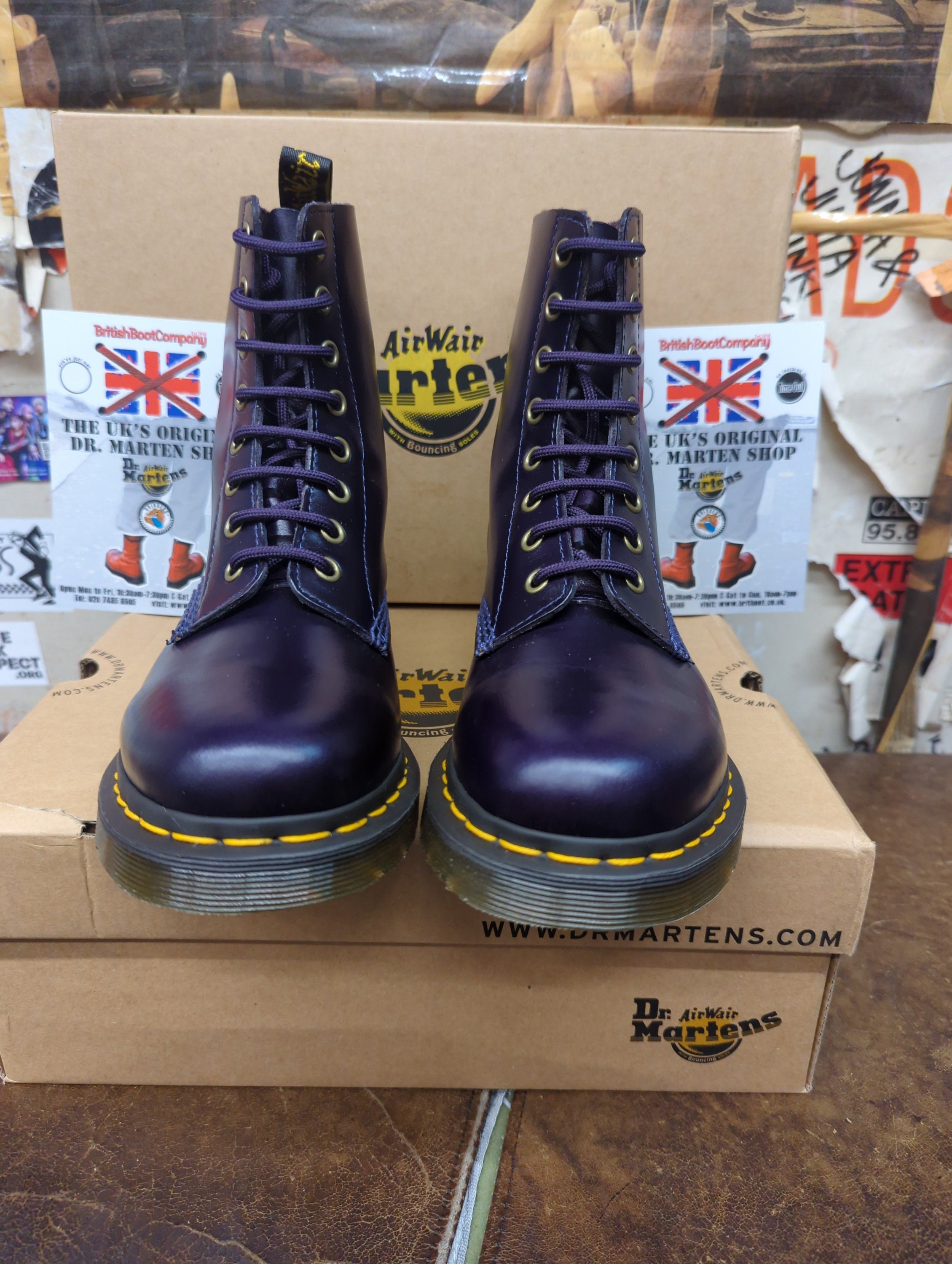 Dr Martens Pascal Purple BUTTERO Sizes 4 and 5