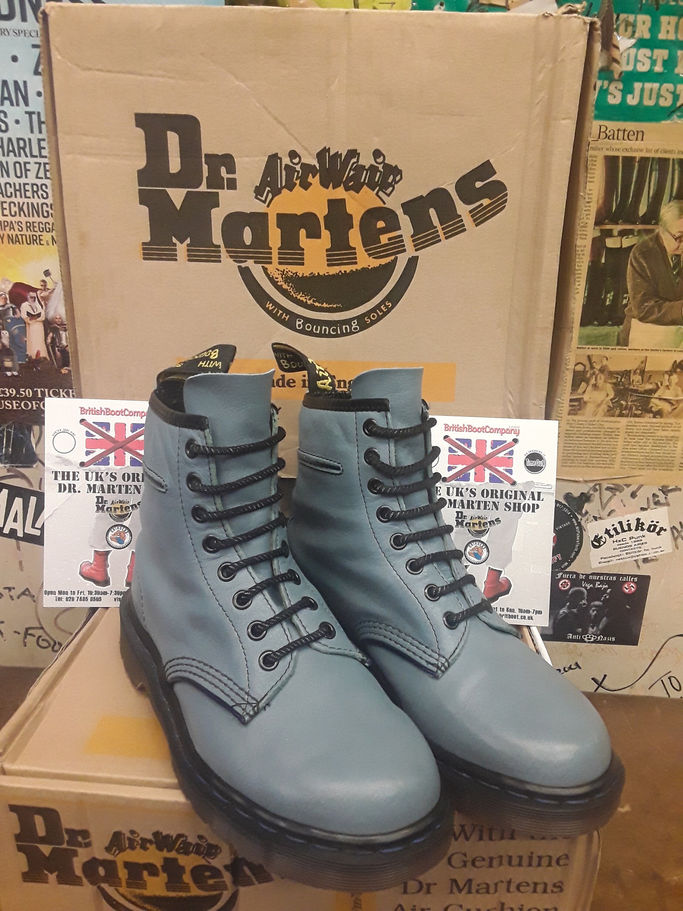 Dr Martens 1460 Forget Me Knot Made in England Size 6 | Etsy