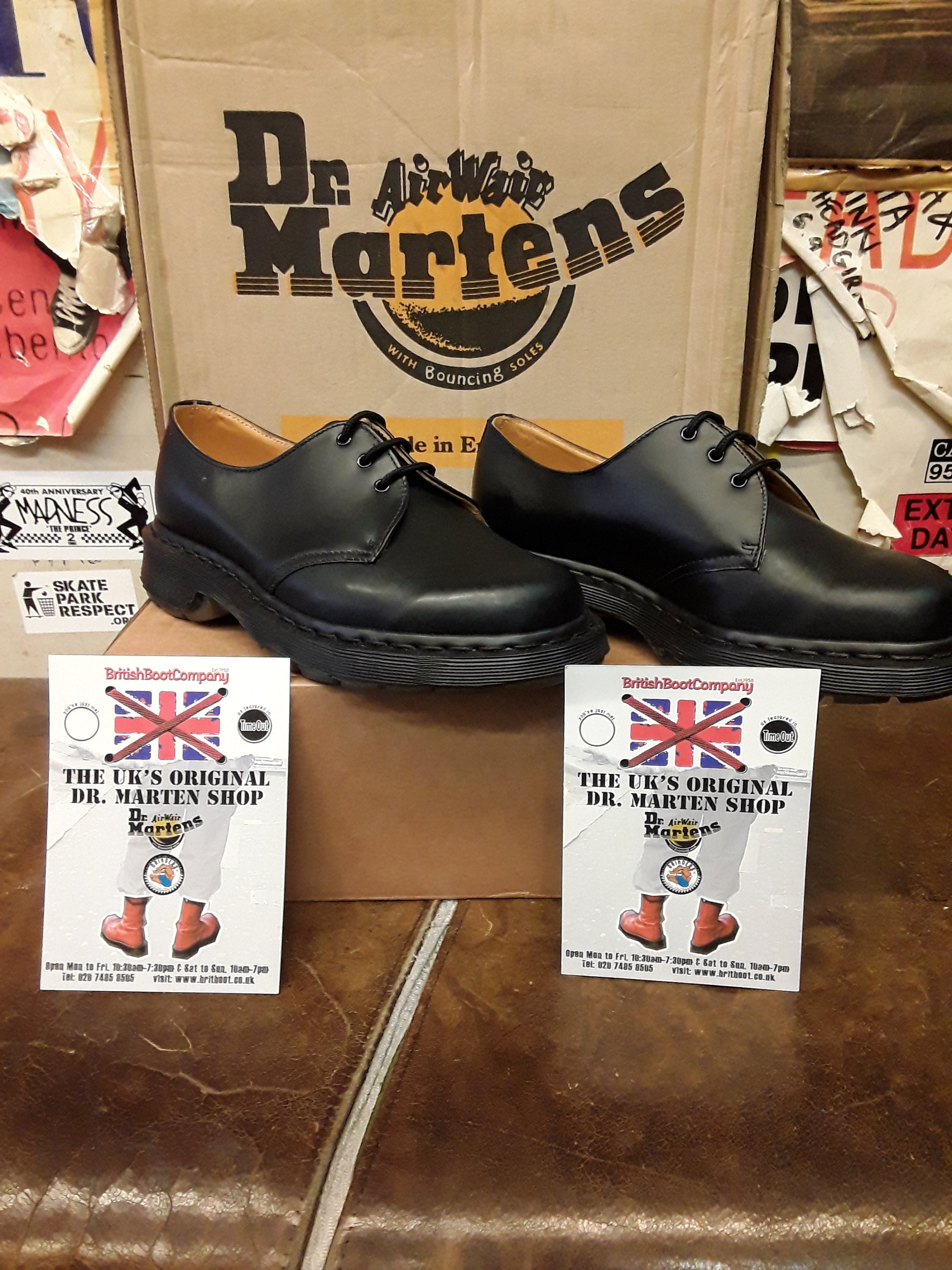 Dr Martens 1461 Made in England Black Neo Sole Size 6 Etsy UK