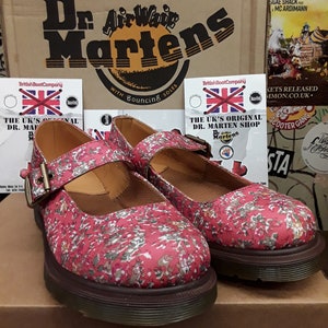 Dr Martens Mary Janes, Floraler Stoff, Limitierte Auflage, Verschiedene Größen Bild 3