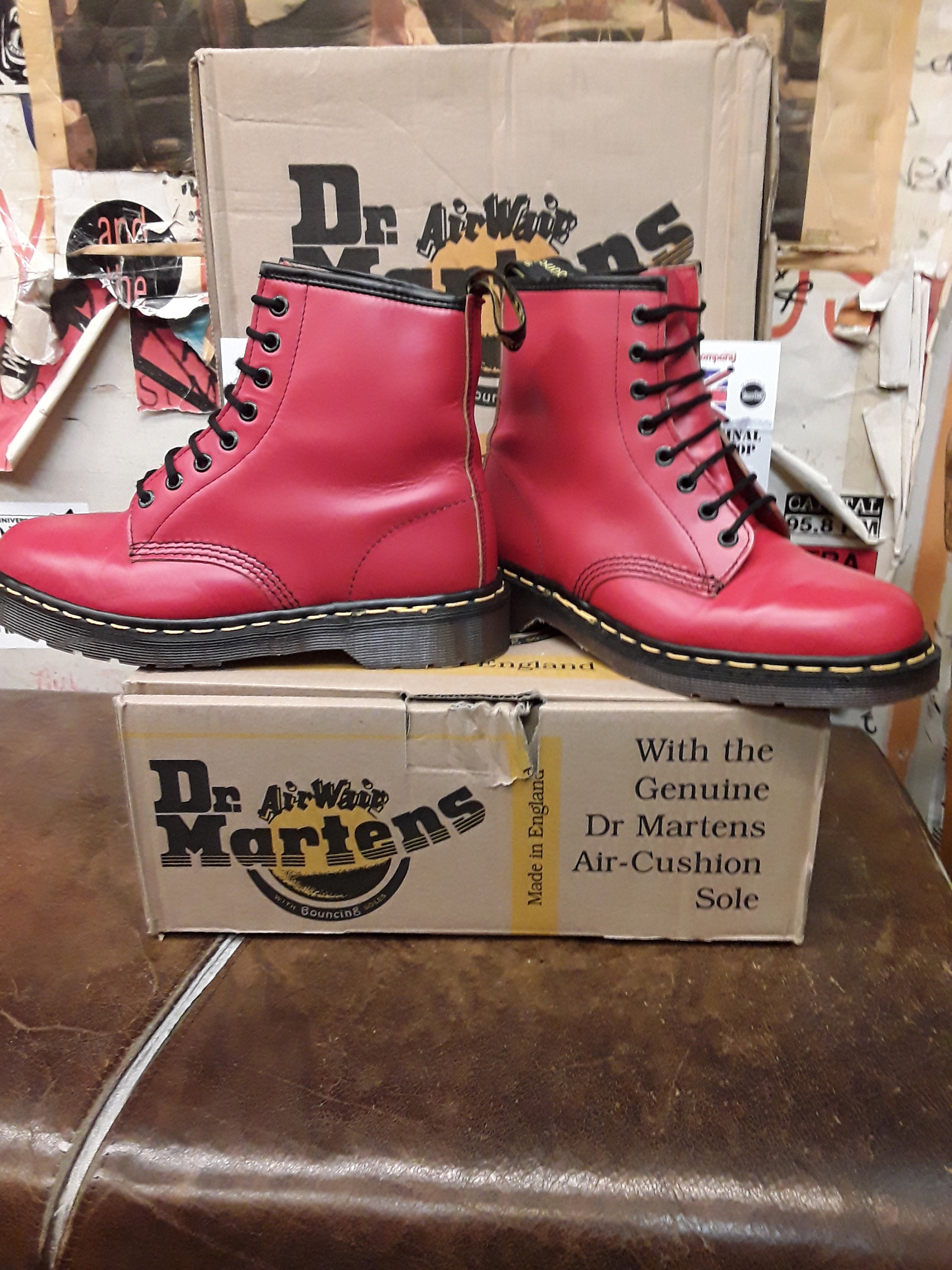 Dr Martens 1460 Poppy Red Made in 