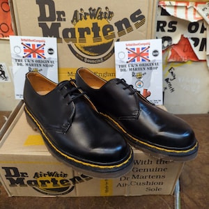 Dr Martens 7967 Made in England Black 3 Hole Shoe Various Sizes