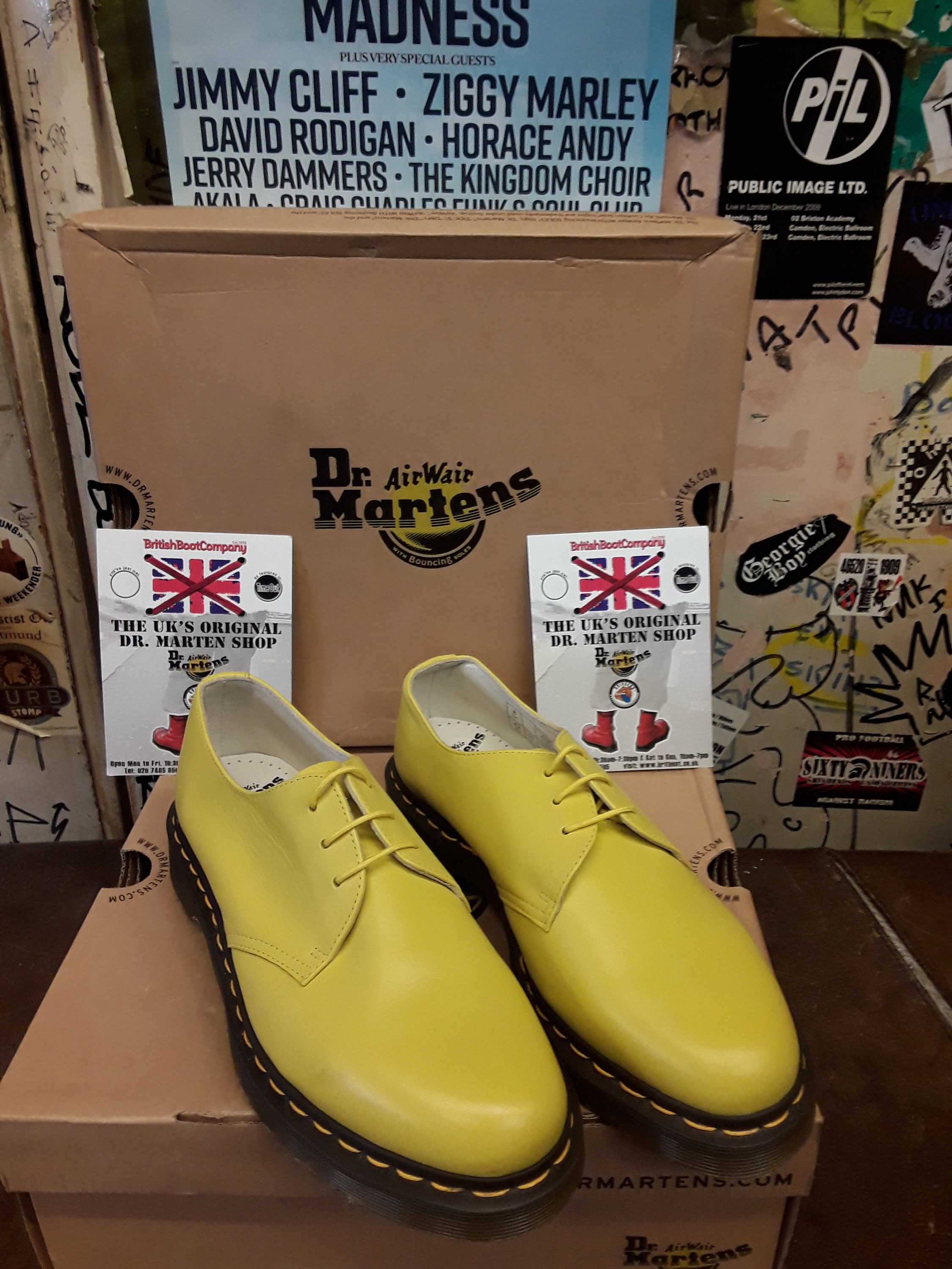 Dr Martens 1461 Soft Sun Yellow Size 8 - Etsy