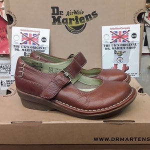 Dr Martens Tan Athena Mary Jane&#39;s, Vintage sandals, Size UK 4