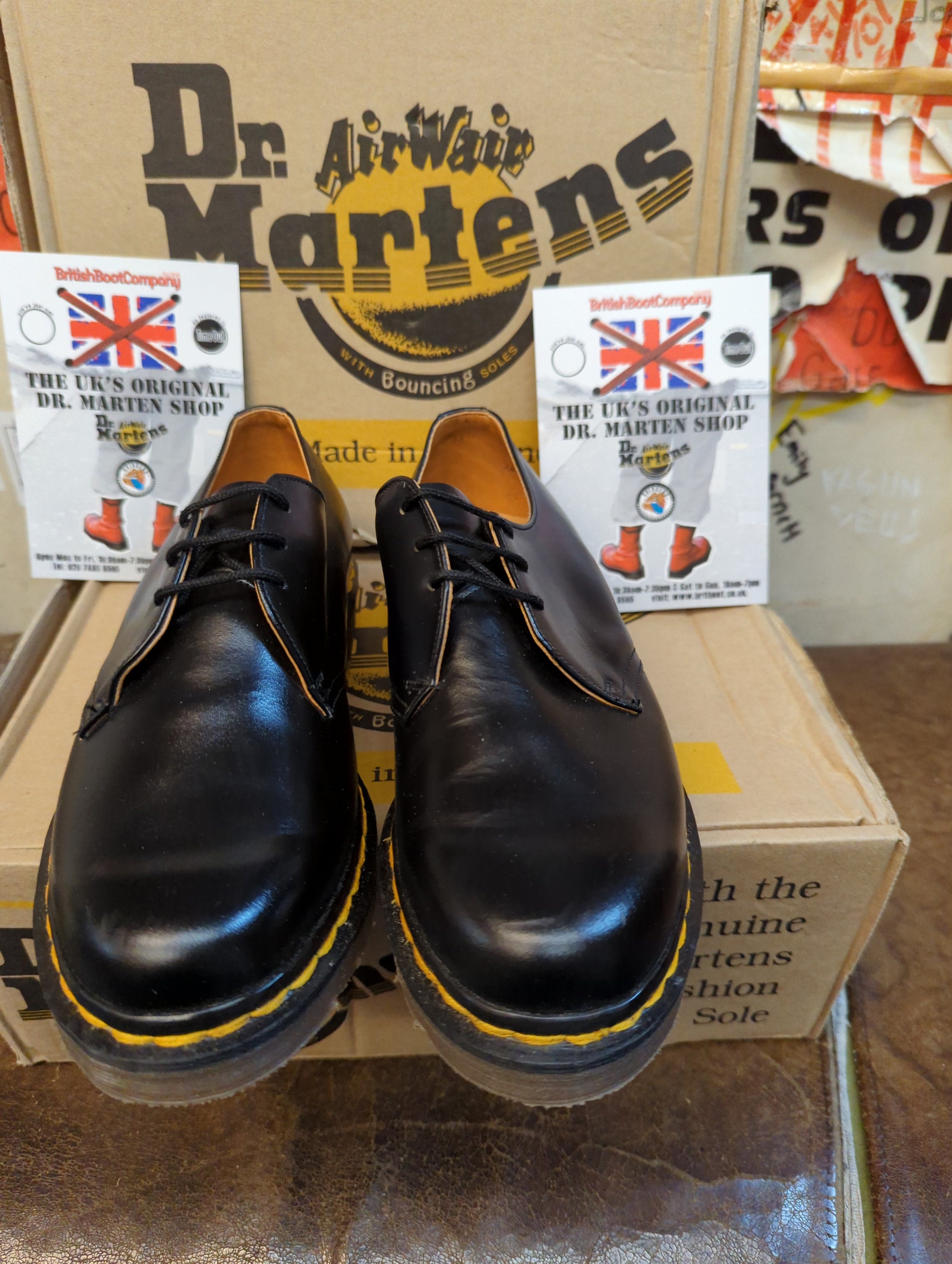 Dr Martens 7967 Made in England Black 3 Hole Shoe Various
