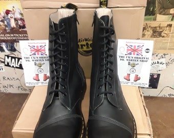 Dr Martens Zip Boot, Size UK11, 10 Hole Yoji Limited Edition - Etsy