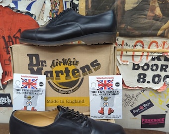 Dr Martens Made in England Black Oxford Size 10.5 - Etsy