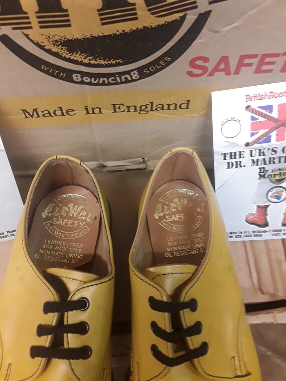Dr Martens Stalen Teen Schoenen Maat UK3 Made in England - Etsy België