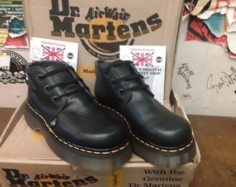 Dr Martens Vintage 90's, Size UK4, Made in England, Women's Black Boots / 8352