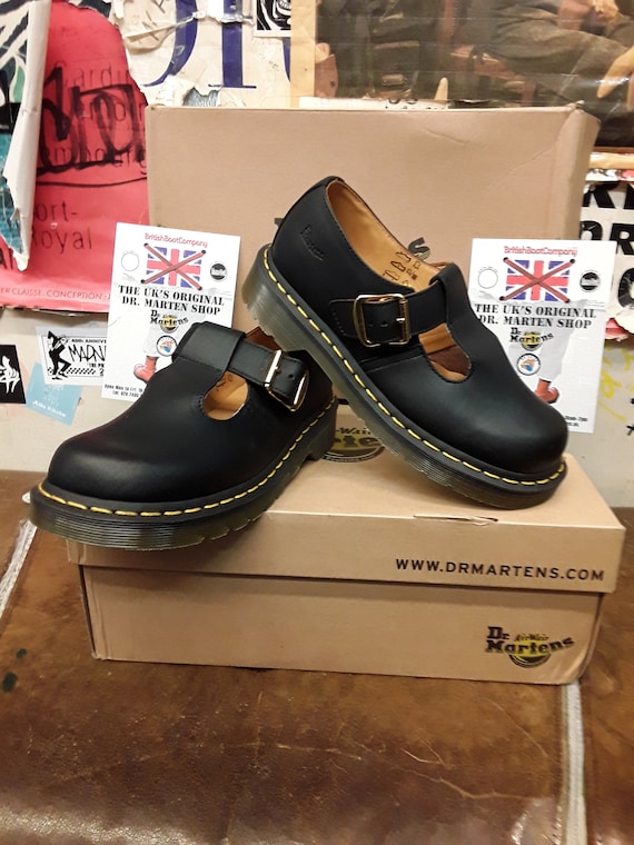 Dr Martens 5027z Black Waxy T-bar Various Sizes - Etsy New Dr Martens 5027z Black Waxy T-bar Various Sizes - Etsy New