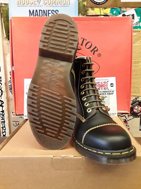 Dr Martens Made in England 'cappers' 8 Eyelet Boots Size 11 - Etsy UK