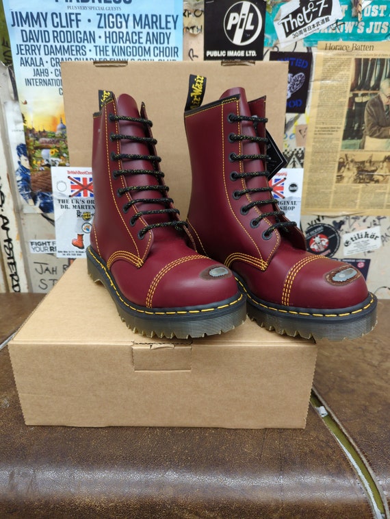 Dr Martens 2A42 Cherry 8 Hole Made in England Size