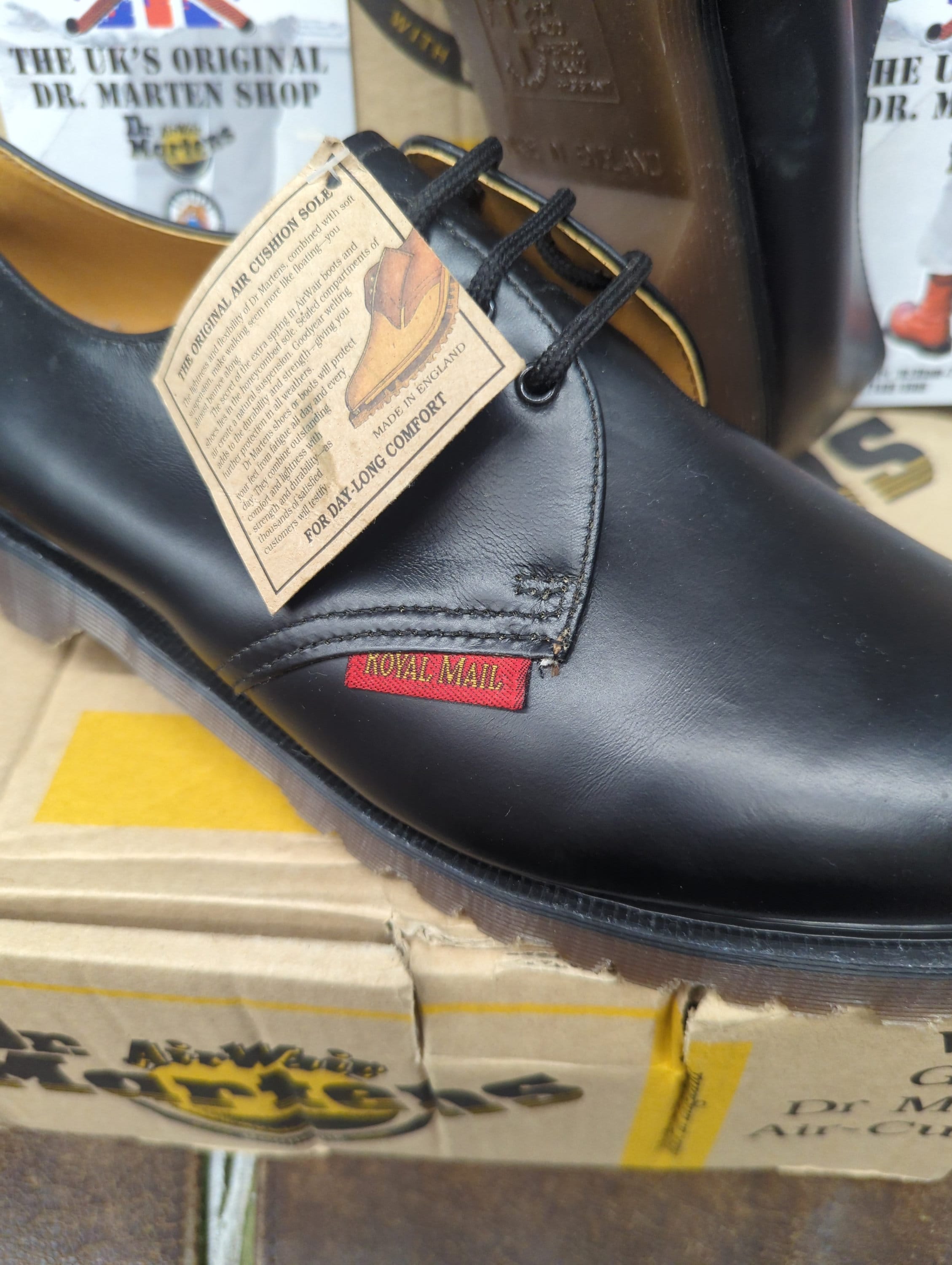 Dr Martens 1461 Royal Mail Tagged Black Size 11 - Etsy