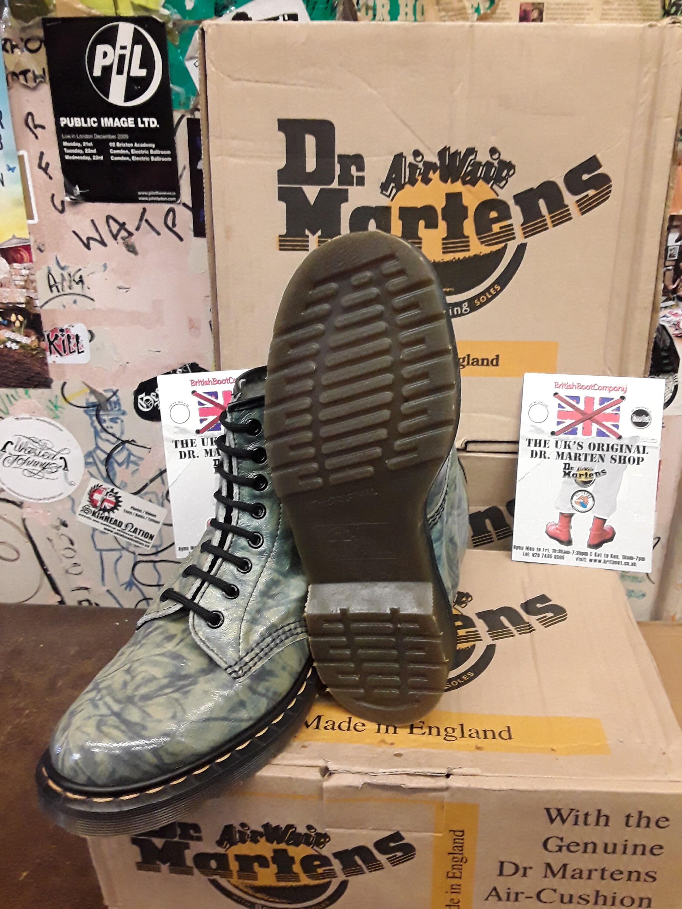 Dr Martens 1460 Marble Effect Hole Size UK 59 OFF