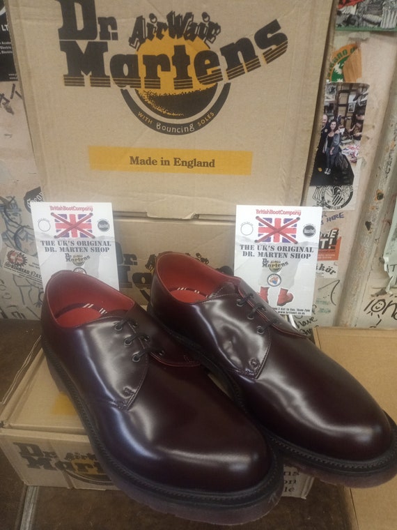 minimum after that Bless Dr Martens Made in England 1461 Burgundy Euro Call Size 10 - Etsy Israel