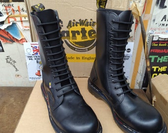 Dr Martens 9844 Made in England Black 12 Hole Size 8