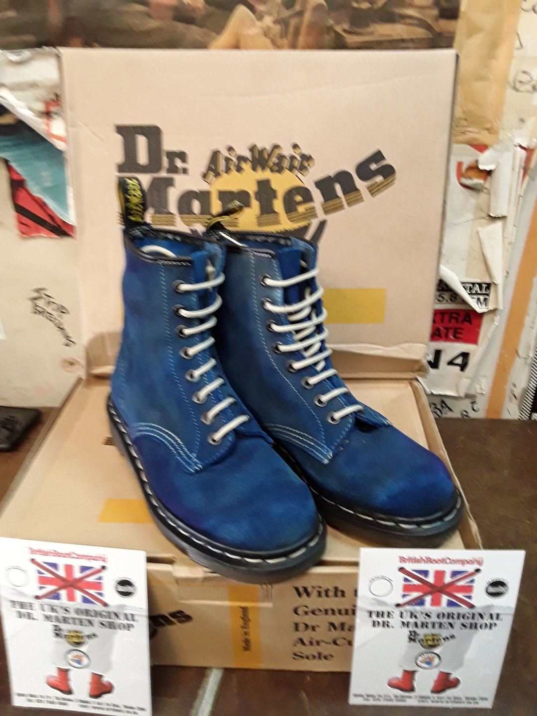 【Made in England】Dr. Martens 4ホール 英国製 DR.MARTENSドクターマーチン 4ホール ヌバック レザー