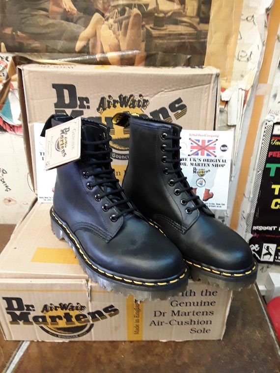 Dr Martens 1460z Ben Black Greasy Made in England Size 5 - Etsy