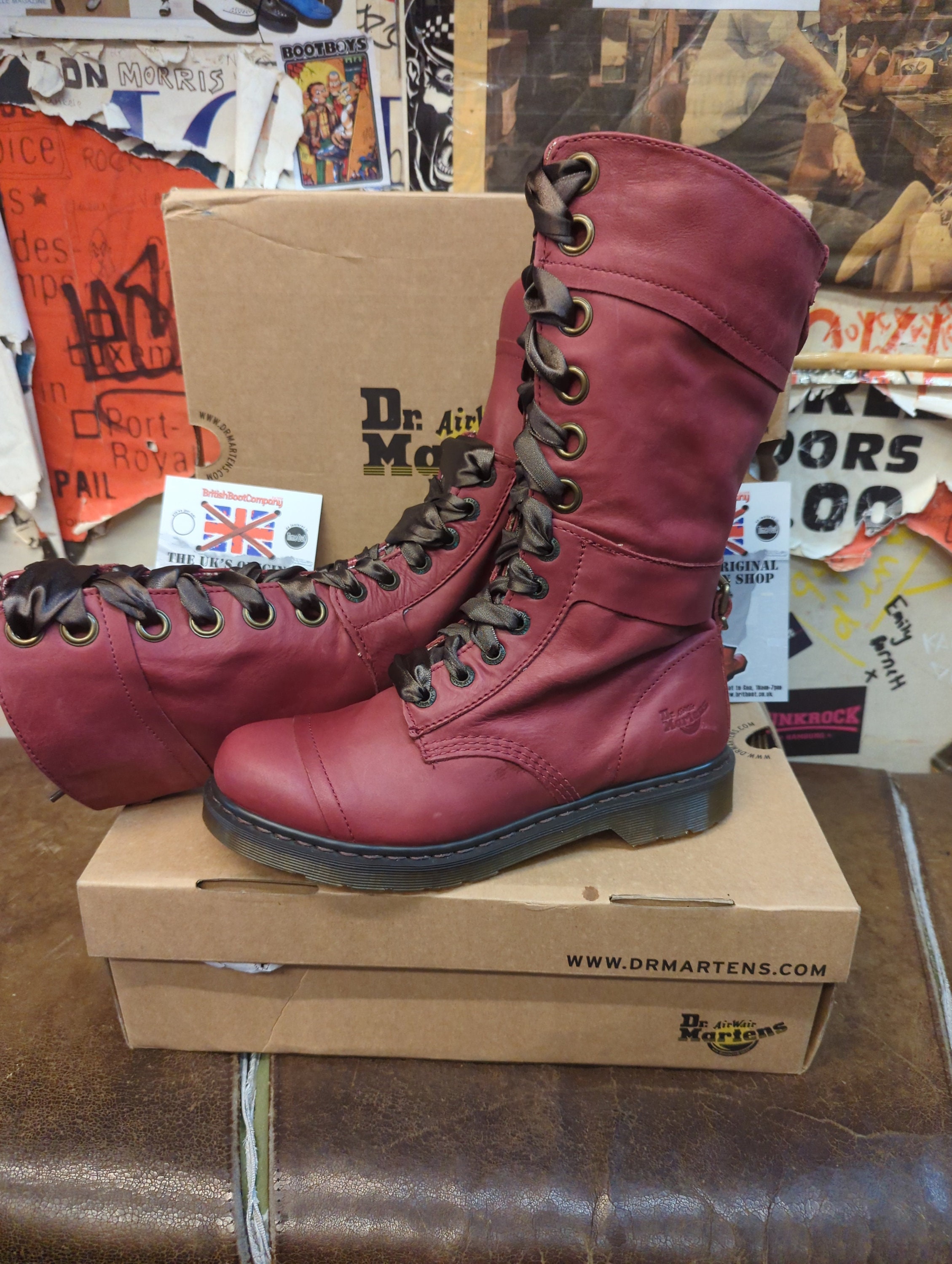 Dr Martens 1914W Triumph Cherry Mirage Size 8 - Etsy Dr Martens 1914W Triumph Cherry Mirage Size 8 - Etsy