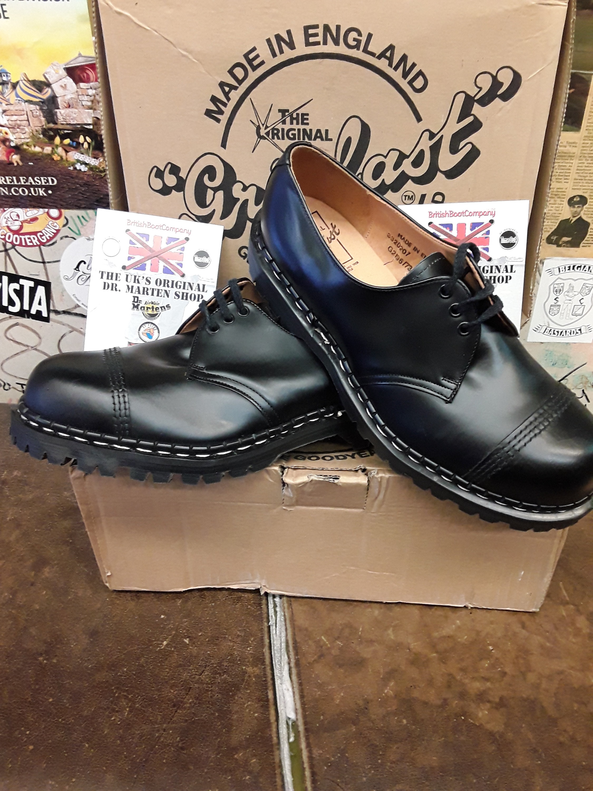 最終値下げ‼ 90s イングランド製 gripfast バイカラー 希少 136 Original Gripfast Vintage / Size UK9-10/ Made in England / 3