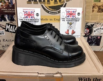 Dr Martens Made in England Platform sole vintage wedge shoes Various SIZES