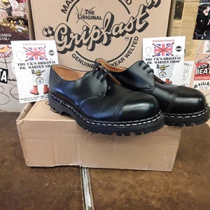 Original Gripfast Vintage / Size UK9-10/ Made in England / 3 Hole Shoes / 1990s